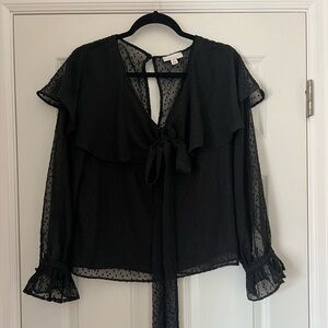 Topshop long sleeve blouse
